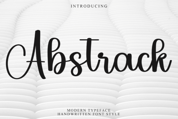 Abstrack: A Friendly Font for Creative Campaigns