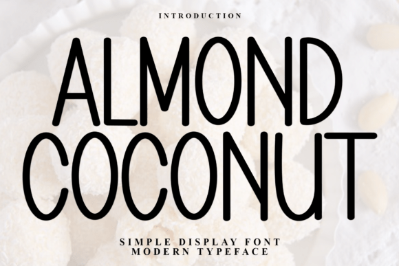 Almond Coconut Font for Web Design