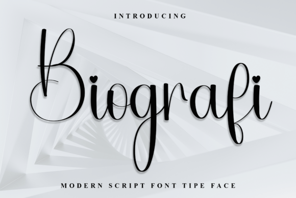 Biografi: A Warm, Creative Font