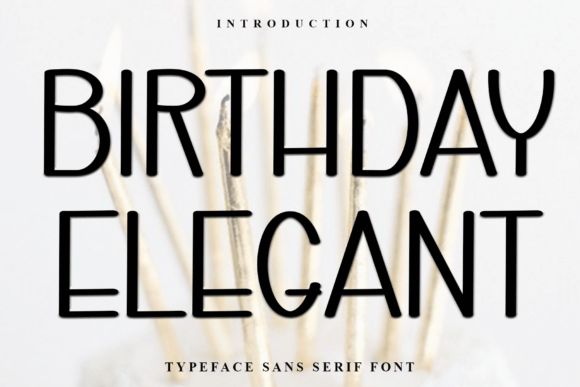Birthday Elegant Font Review