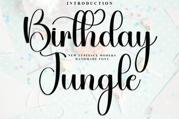 Birthday Jungle Font