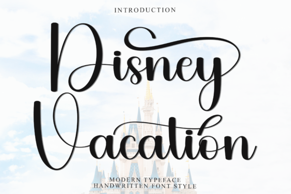 Disney Vacation Font for Creative Projects