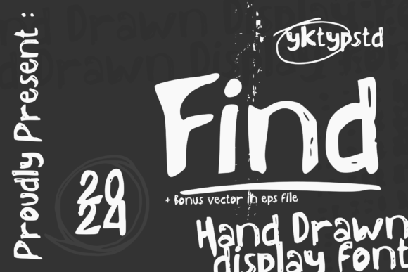 Find: A Hand-Sketched Font for Creative Expression