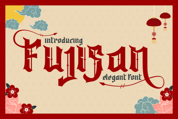 Fujisan: A Blackletter Font for Elegant Design