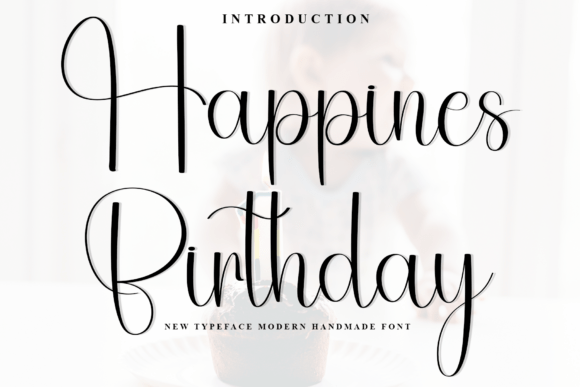 Happines Birthday Font for Business