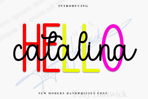 Hello Catalina Font