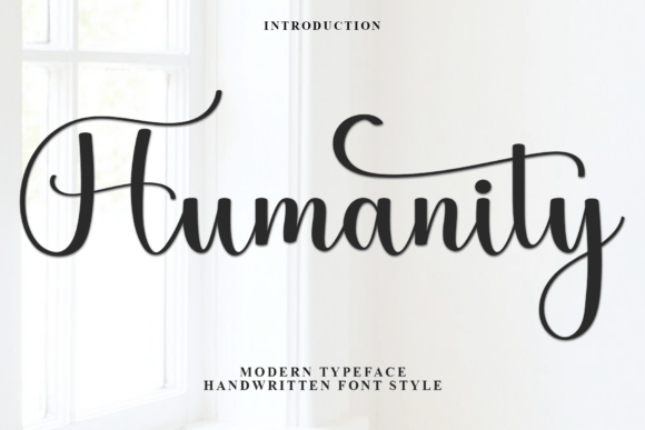 Humanity Font for Editorial Design