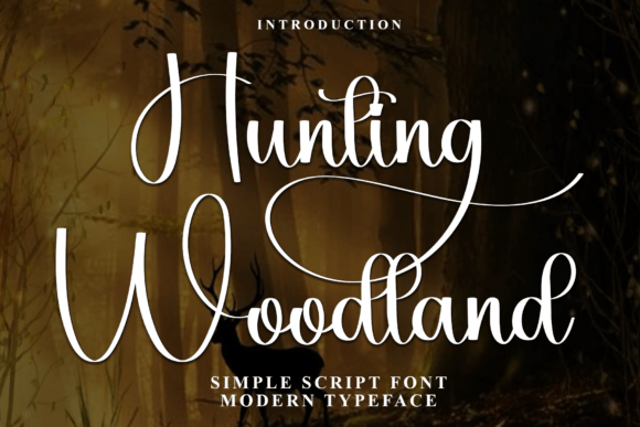 Hunting Woodland Font for Business