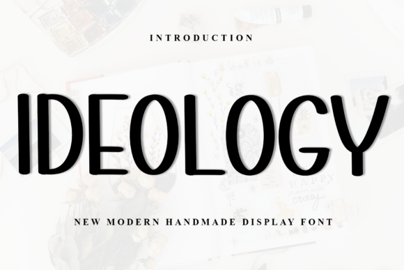 Ideology Font for Editorial Design
