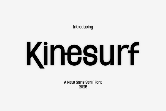 Kinesurf: A Modern Typeface for Digital Marketing