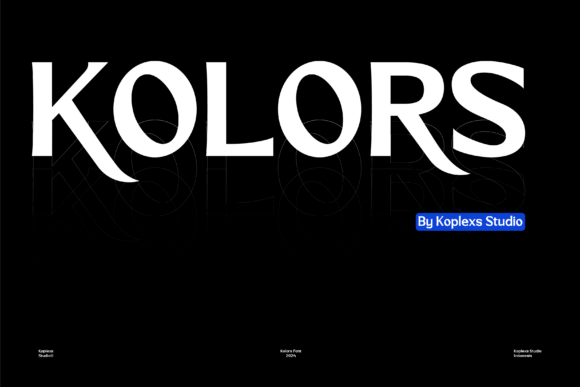 Kolors Font: Modern Aesthetic Type
