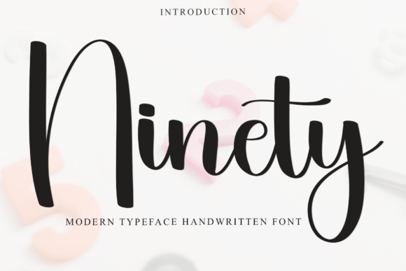 Ninety: A Warm, Creative Font
