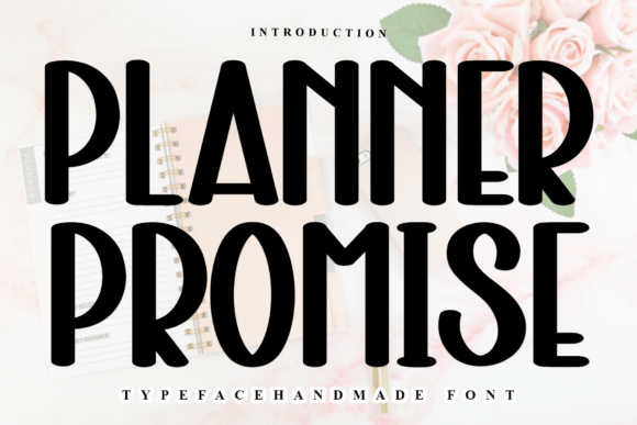 Planner Promise Font for Web Design