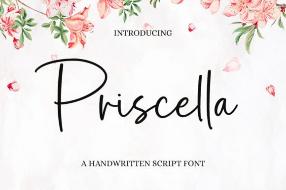 Priscella: A Elegant Script Font