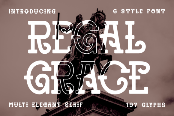 Regal Grace: A Timeless Display Font