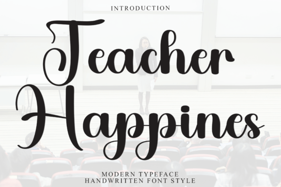 Teacher Happines Font Review