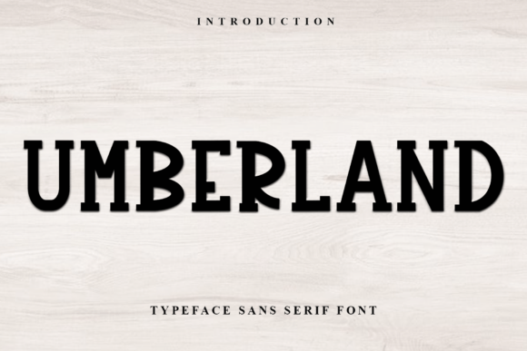 Umberland: A Warm Display Font