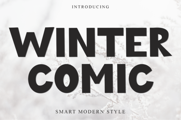Winter Comic Font for Web Design